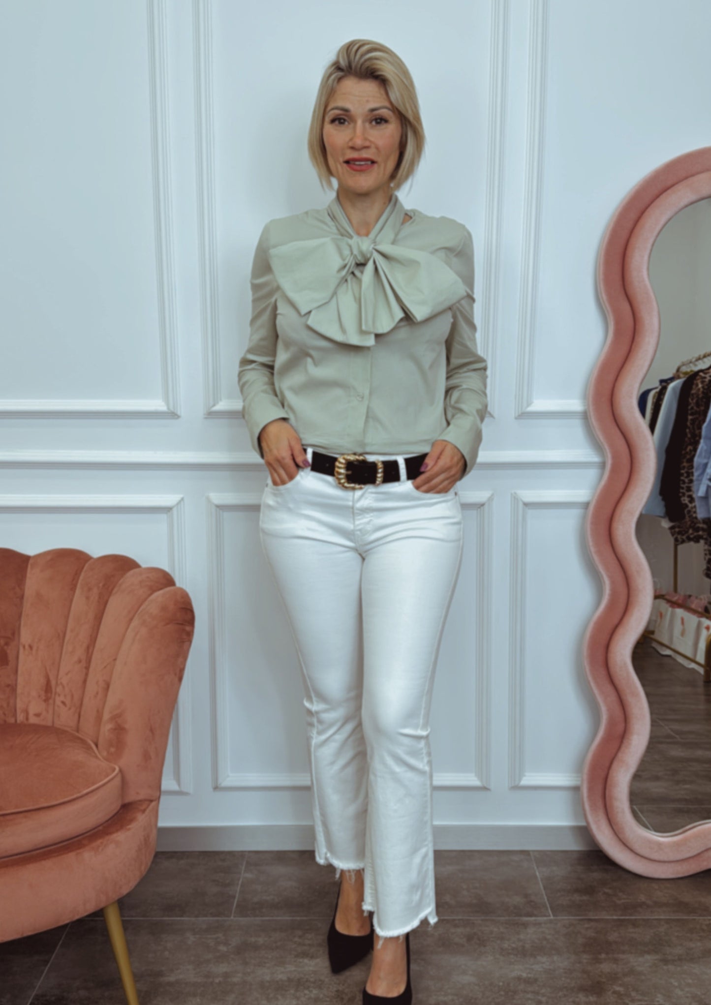Camisa LADY Lazo verde mint