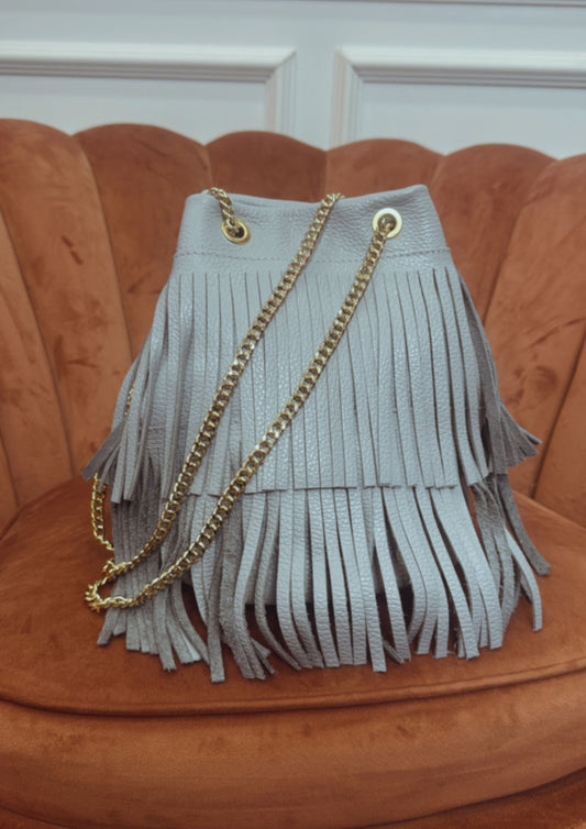 Bolso Boho Chic en Azul